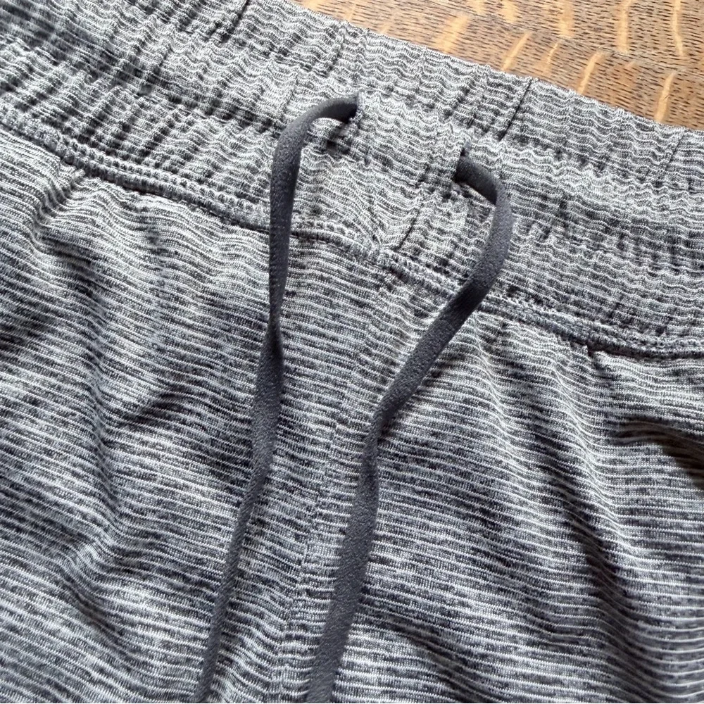Avia Gray Two-Layer Athletic Shorts with Black Liner